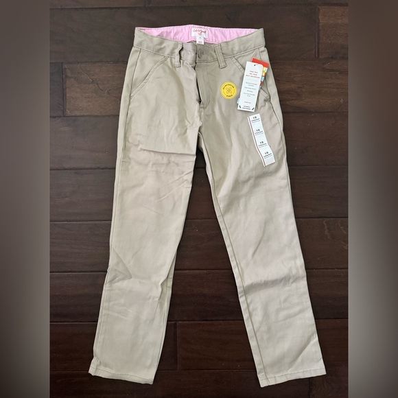 Cat & Jack Other - Cat & Jack Girls Khaki Uniform style pants - size 10 NWT